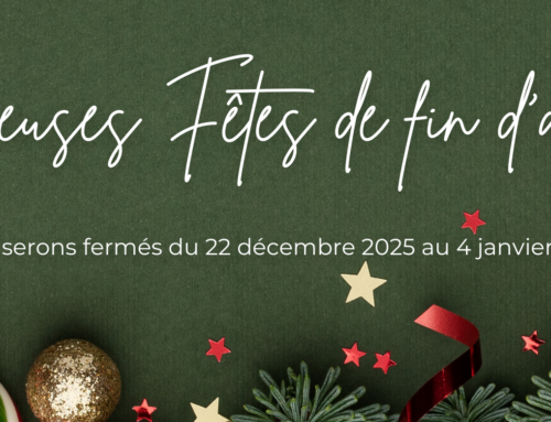 Joyeuses Fêtes de fin d’année – Fermeture du 22 décembre 2025 au 4 janvier 2026
