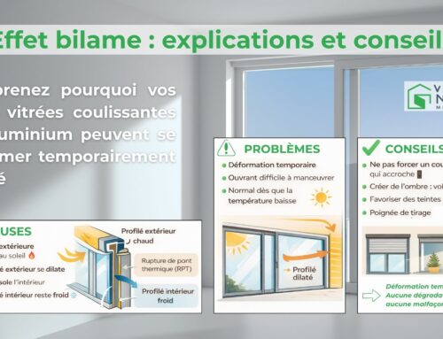 Effet bilame : comprendre la dilatation des menuiseries aluminium en été